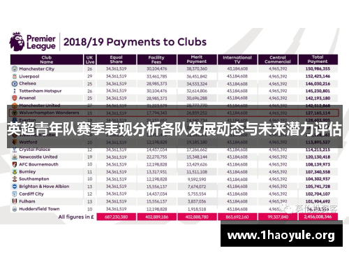 英超青年队赛季表现分析各队发展动态与未来潜力评估
